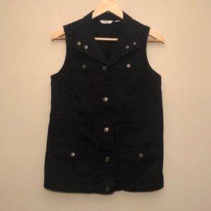 Liz Claiborne Utility Vest Black